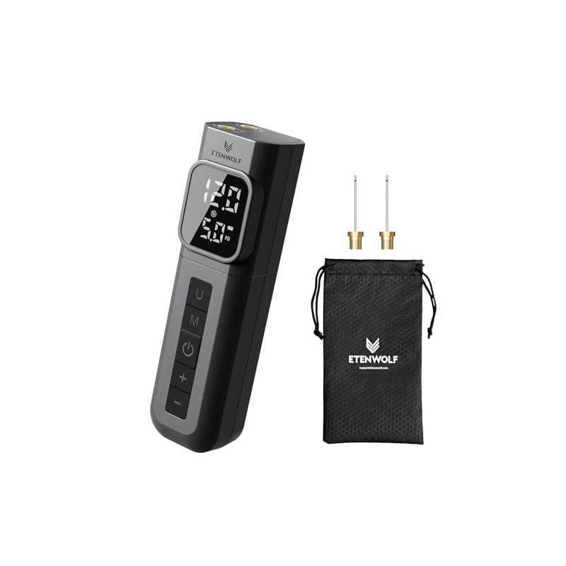 ETENWOLF P200 Electric Ball Pump with Digital Pressure Gauge