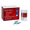 Tiras Reactivas Para Glucómetro Ruby - Caja con 50 pruebas