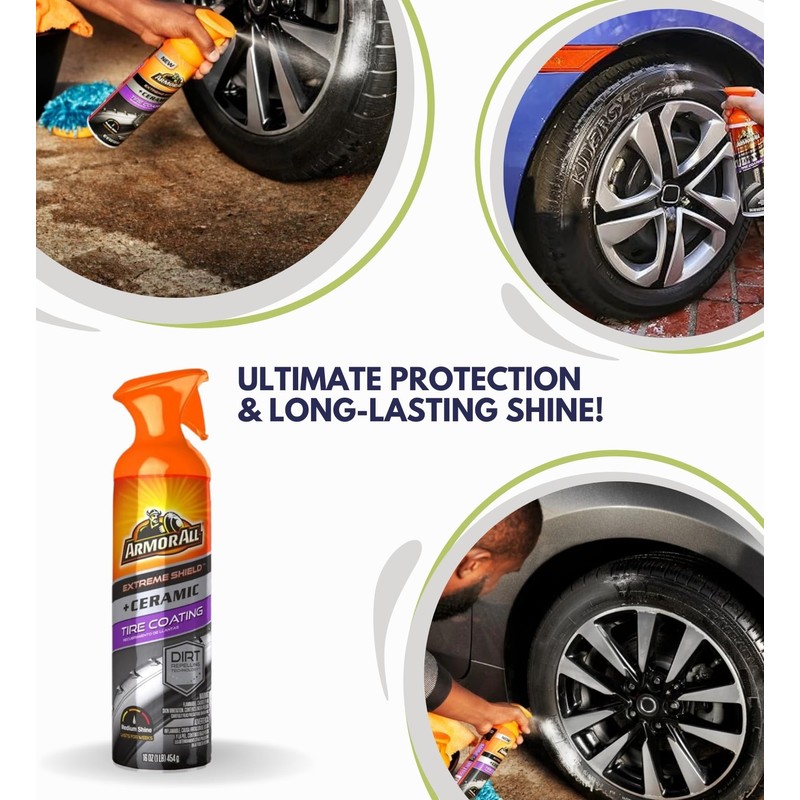 Extreme Shield + Ceramic Tire Coating 16 oz Bundle with