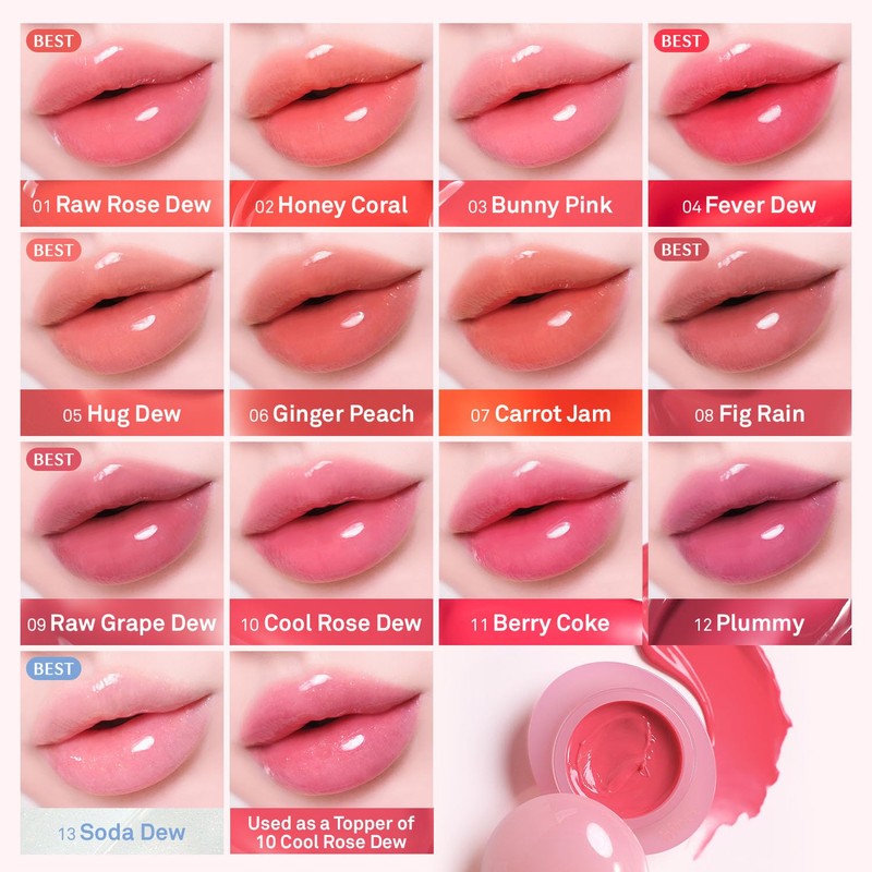 hince Low Glow Dew Ball 10 Cool Rose Dew