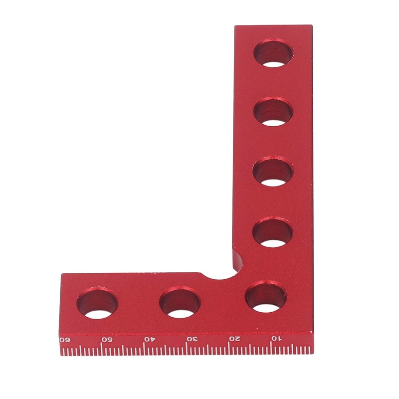 ZAWELIYO Mini Small Square Center Finder Aluminum Alloy Woodworking Ruler
