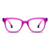 Peepers by PeeperSpecs Women's Purple Soft Square Reading Glasses, 1.00