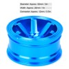 Tbest RC Wheel Hub, 4Pcs Aluminium Alloy Wheel Rim Hubs