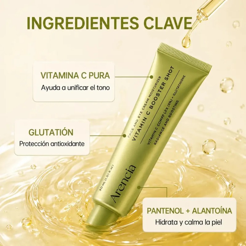 Arencia Sérum Vitamina C Booster Iluminador Antiedad 30 ml