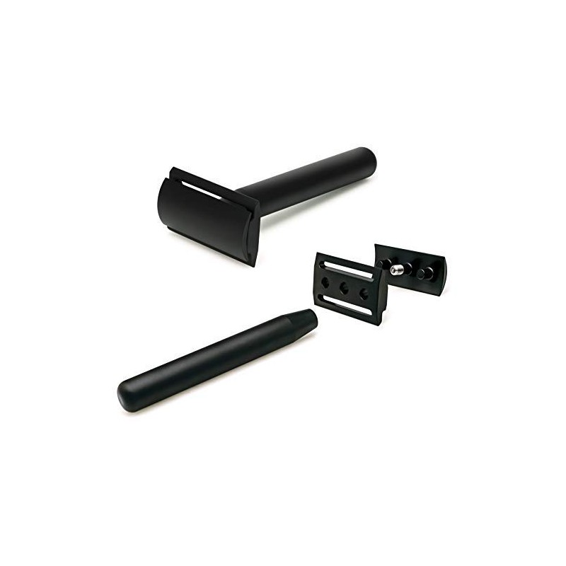 Aluminum Series - Double Edge Safety Razor (Deep Black)