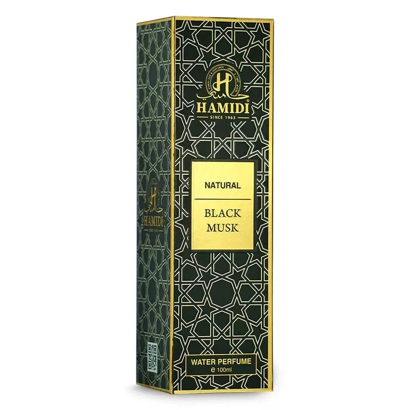 HAMIDI NATURAL BLACK MUSK WATER PERFUME SPRAY 100ML