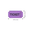 SHINEOFI 100pcs Purple Colored Raffle Ticket Double Roll Carnival Fair