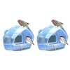 Birdscapes Clear Window Feeder 348 (Clear, 2 Pack)