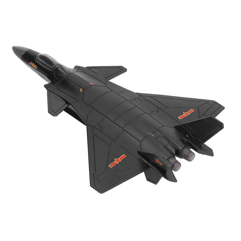 Metal Plane Model Crafted with Stand Accessories Decorative Alloy Metal