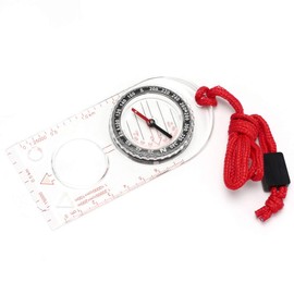 VANANA Outdoor Baseplate Ruler Map Scale Compass for Navigation Camping Hiking