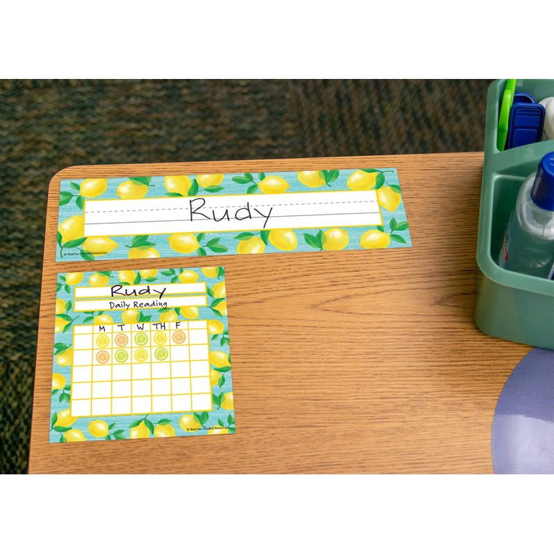 Teacher Created Resources Lemon Zest Incentive Charts