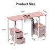 WODRAWER Manicure Table for Nail Tech, Nail Tech Table Station