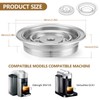 Reusable Coffee Pods Adapter Compatible with Delonghi ENV135, Capsule Converter