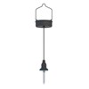 Twinkya Black Moroccan Hanging Solar Lights Electronic Accessories (Black, Top)