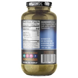 505 Southwestern HATCH VALLEY Flame Roasted Green Chile Medium 40 OZ
