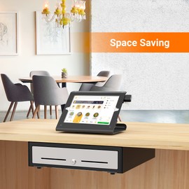 Beelta Under Counter Mounting Bracket for 16" Cash Drawer Metal Steel Heavy Duty with Screws BK1616B-B