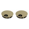 Skweawert 2 Pack Desk Grommet 2 Inch 50mm, Zinc Alloy