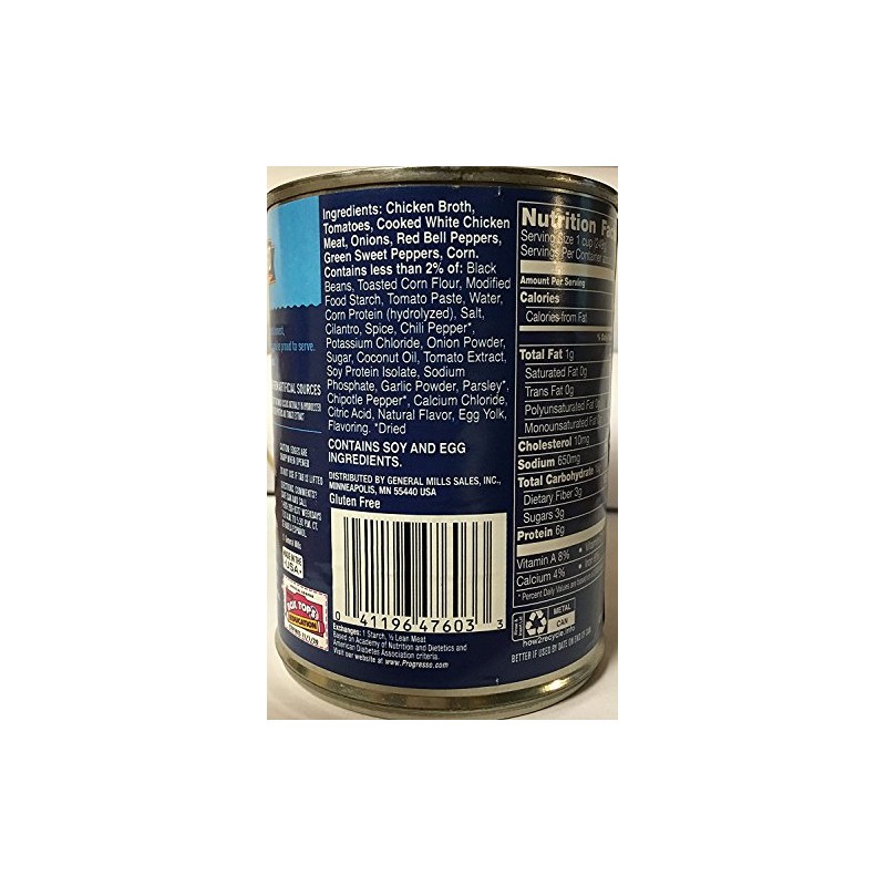 Progresso Traditional Chicken Tortilla Soup 18.5oz Can (Pack of 2)