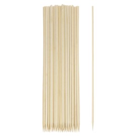 HARFINGTON 200pcs Bamboo Skewers Sticks 18 Inch 5mm Dia Natural Wooden Cocktail Picks for Barbecue Appetizers Grilling Fruit