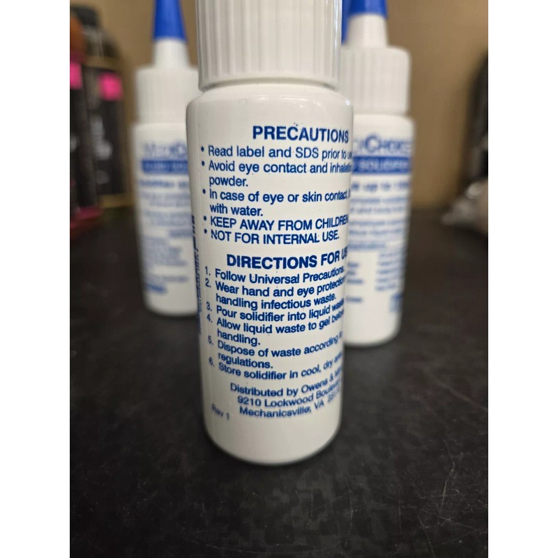MediChoice SLD21500 Fluid Solidifier- Solidifies Up To 1500cc- LOT OF