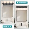 Danshinro Bathroom Vanity Light, Square Design 4 Lights Morden Bathroom