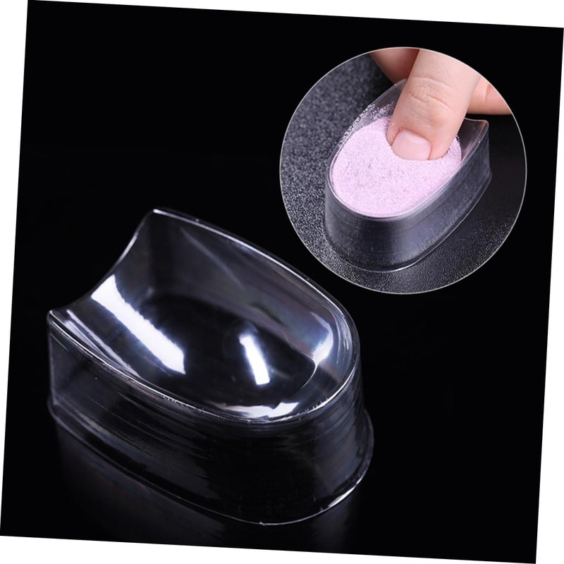 Mikinona 8pcs Nail Art Tool Dipping Nail Powder Jar French