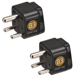 RW-PS05 Conversion Plugs for International Travel Value Eleplugs Set of 2 (B3 Type + B3 Type)