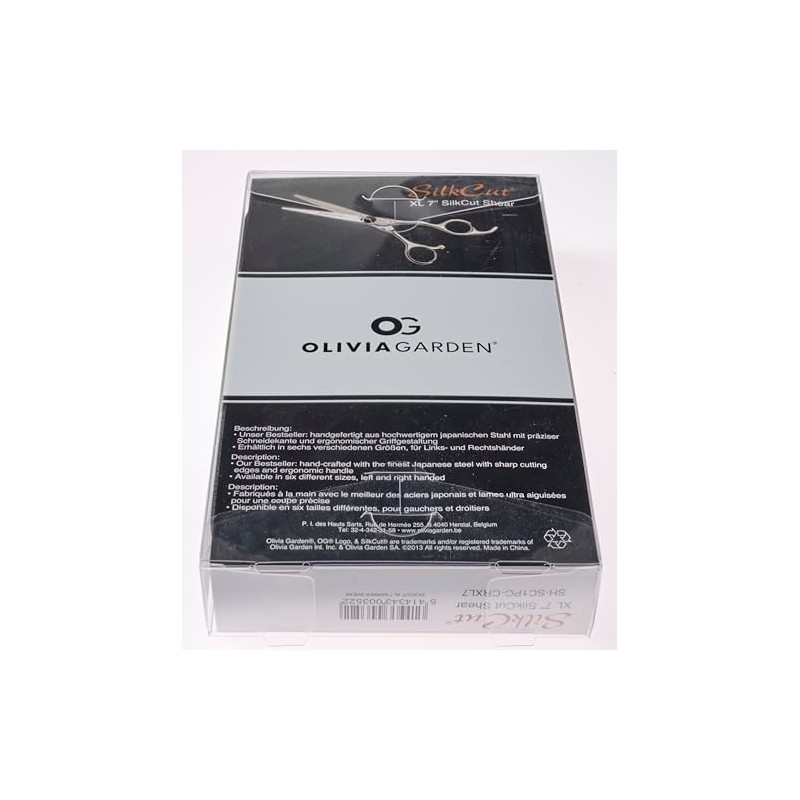 Olivia Garden Silk Cut Extra Large Barber Shear Size 7.0-inch