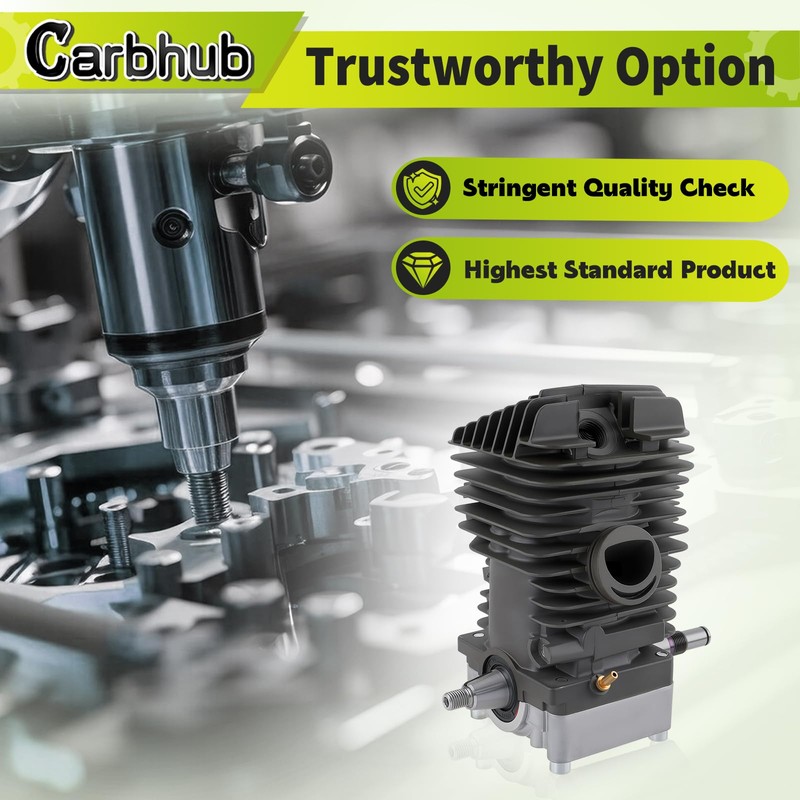 Carbhub 49mm Cylinder Piston Assembly for Stihl MS390 MS290 MS310