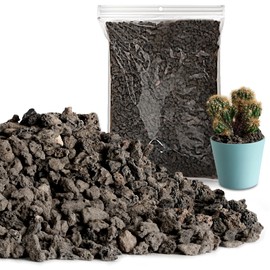 Drainage Rocks for Potted Plants 10LB, Horticultural Lava Rocks for Plants, Succulent Rocks for Pot Indoor, Lava Rock Aquarium Garden Landscaping Volcanic Bonsai Terrarium Fish Tank Decorative Stone