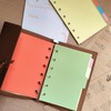 DY.2ten 10 Sheets/2 Sets Folder Dividers A7 6 Holes Mini