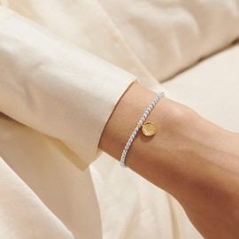 Joma Jewellery A LITTLE | NUMBER ONE COACH | Silver & Gold Plated | Bracelet | 17.5cm stretch