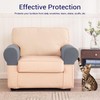 SUBRTEX Stretch Couch Arm Covers Set of 2, Checkered Sofa