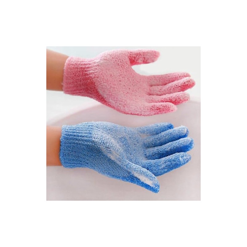 30 Pcs Exfoliating Shower Gloves, 15 Colours