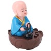Musical Nodding Monk Figurine Decoration Moving Head Buddha Statue with