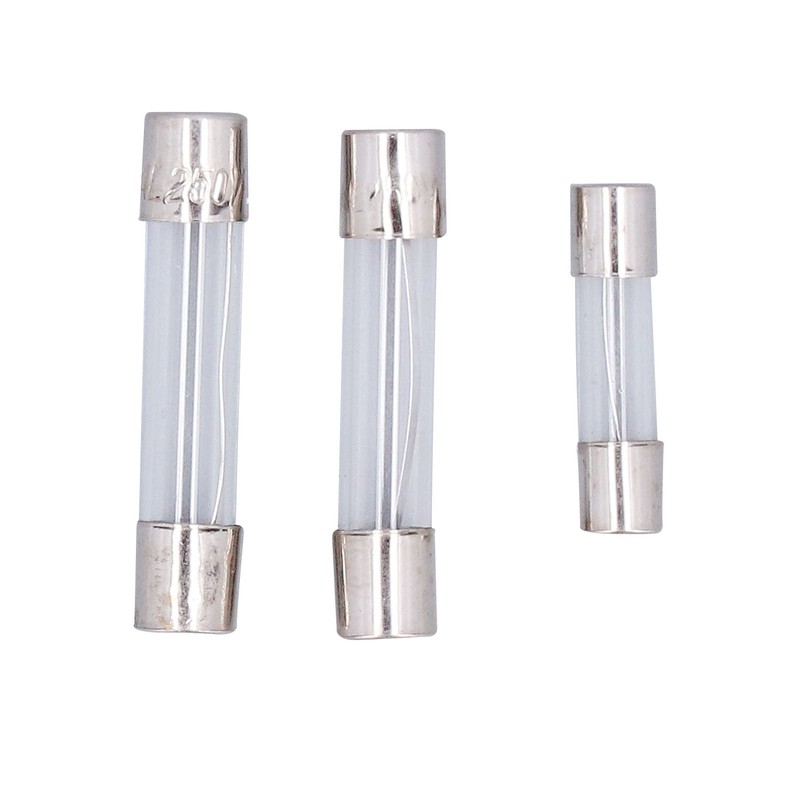 150Pcs Glass Fuses Alloy Tube Fuse Assorted Kit for Household