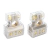 2 Pcs Battery Terminal Connectors 0/2/4/6/8AWG with Shims Protector Cover