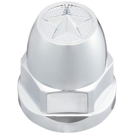 ジェットイノウエ(JET INOUE) スターマークナットカバー 33MM ABS 10個入 メッキ 500496
