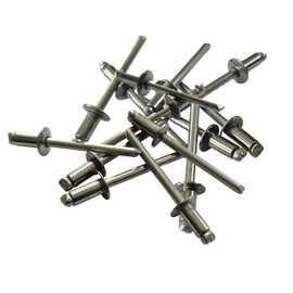 5mm Rivets Stainless Steel Type A Blind Rivet Dome Head Din 7337 (Pack of 50) (5mm x 14mm)
