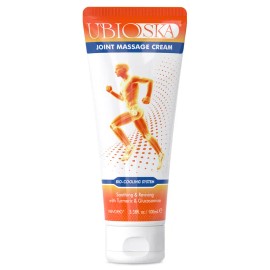 Joint Massage Cream 100ml with Glucosamine Chondroitin Hyaluronic Acid Menthol Turmeric MSM Muscle & Joint Comfort Support Neck Shoulder Back Knee