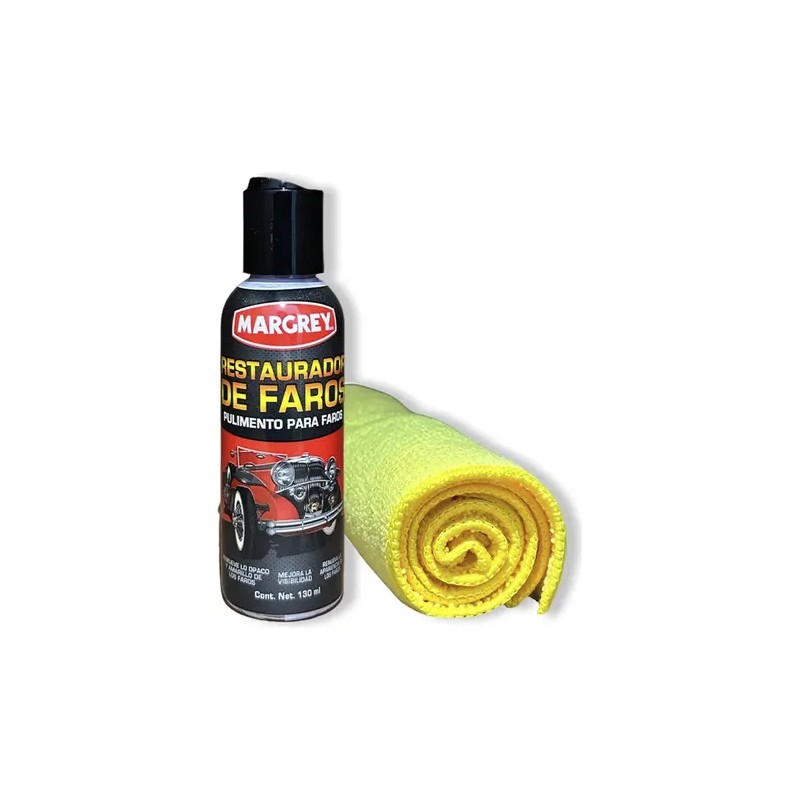 Restaurador Para Faros Pieza 130 Ml Margrey Excelente Acabad