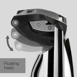 BaByliss Super X-Metal Stubble and Beard Trimmer, Ultra Precision, 24 length settings, Cordless and Waterproof, Gifts for men, Silver