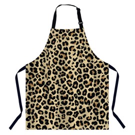 Delantal para Mujeres Hombres 003, Impresión de leopardo