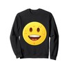 Funny Emoticon With Acne Pimples Natural Skins Acne Sweatshirt