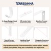 Yarssihha 2 Pack Closet Rod Bracket, 12 x 10.4 Inch