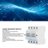 Dual Power Manual Transfer Switch 230VAC 2 Poles DIN Rail