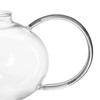 Leonardo Teekanne Moon, 1,2 l, hitzebeständiges Glas, Deckel und Edelstahl-Sieb