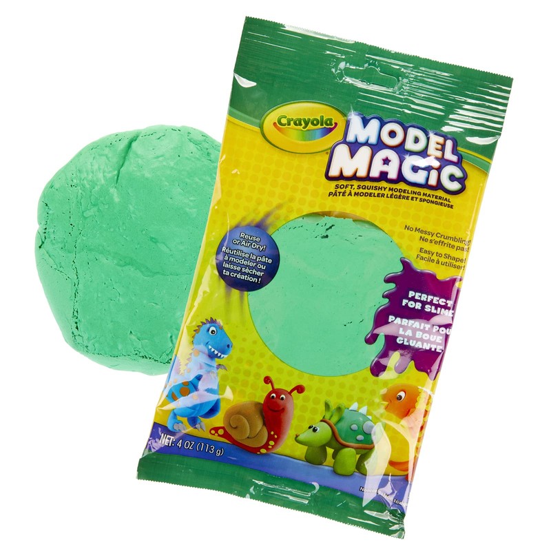 Crayola Model Magic in Green, Modeling Clay Alternative, 4oz