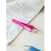 DAISO KAI Rubber Handle Wide-Ended Tongs
