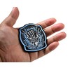 Hang Loose Skeleton Shaka Embroidery Morale Patch - Hook and